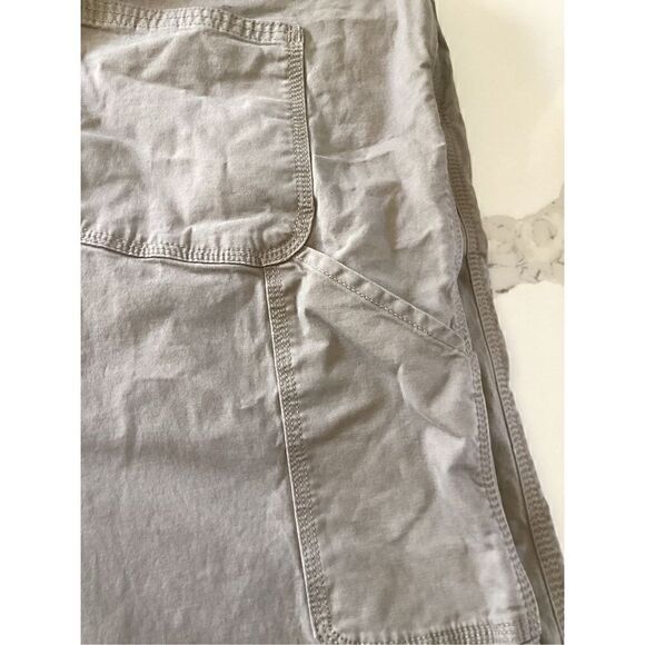 prAna Mens Breathe Utility Carpenter Pants Sz 42x30 Khaki Hiking Work - Picture 5 of 6